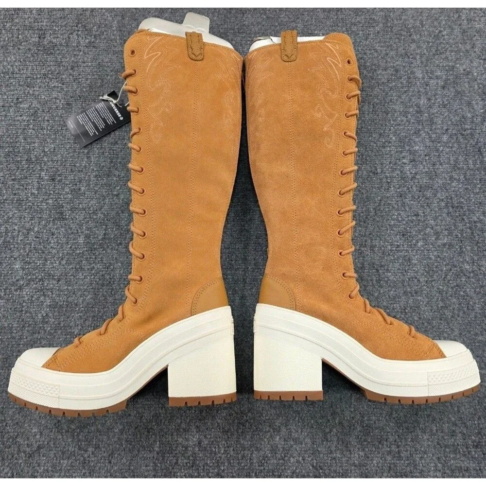 New CONVERSE Chuck 70 De Luxe Heel XX Platform High Western Women’s Sz 8 A15660C - Picture 4 of 14